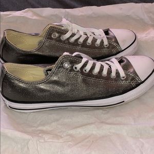 Converse Olive Green Metallic Shoes